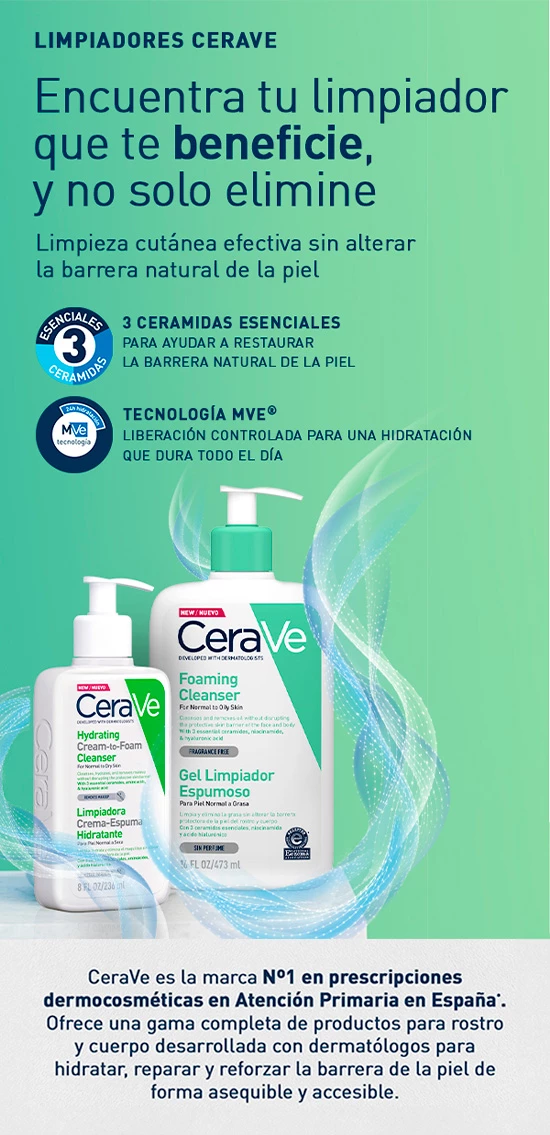 limpiadores faciales cerave